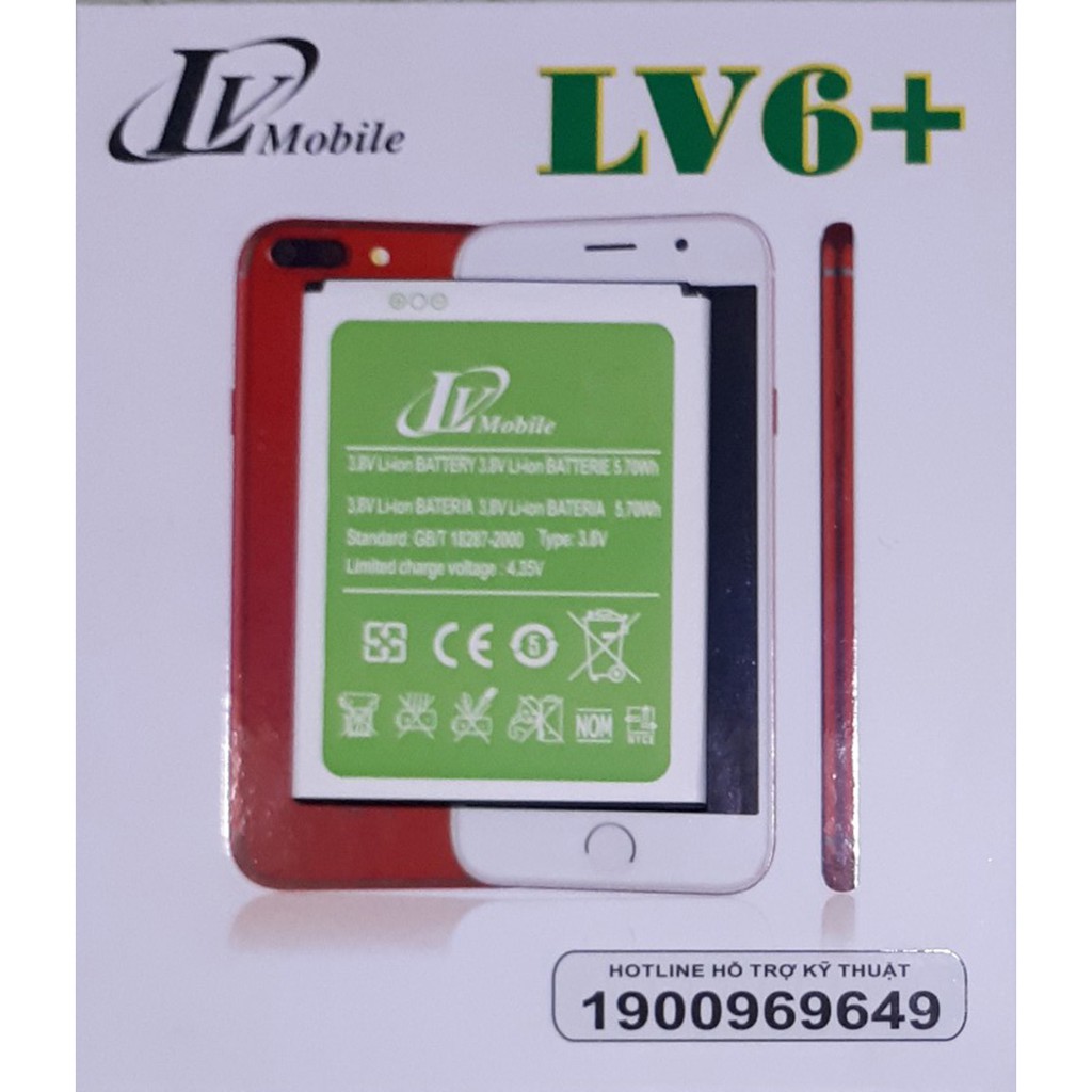 Pin Điện Thoại Zip8 / LV6+