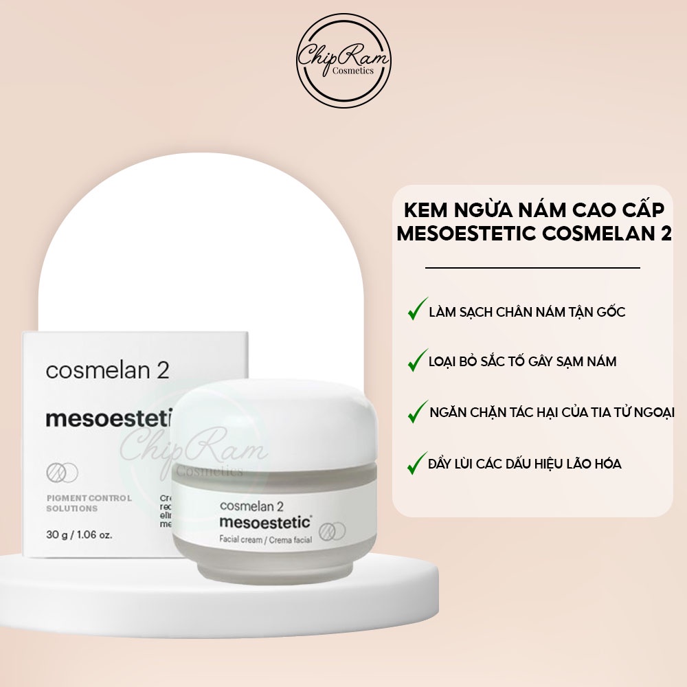 Kem ngừa nám cao cấp Mesoestetic Cosmelan 2 30g đẩy lùi lão hóa