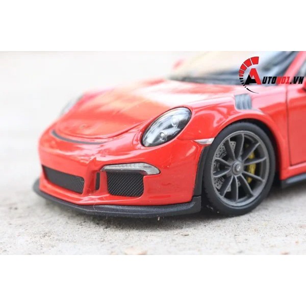 MÔ HÌNH XE PORSCHE 911 GT3 RS 2016 ORANGE 1:24 WELLY 5385