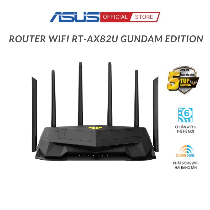 Bộ phát wifi (Router) ASUS TUF Gaming Băng Tần Kép TUF-AX5400 | Wifi 6 (802.11ax) | AiMesh WIFI Mesh | MU-MIMO |