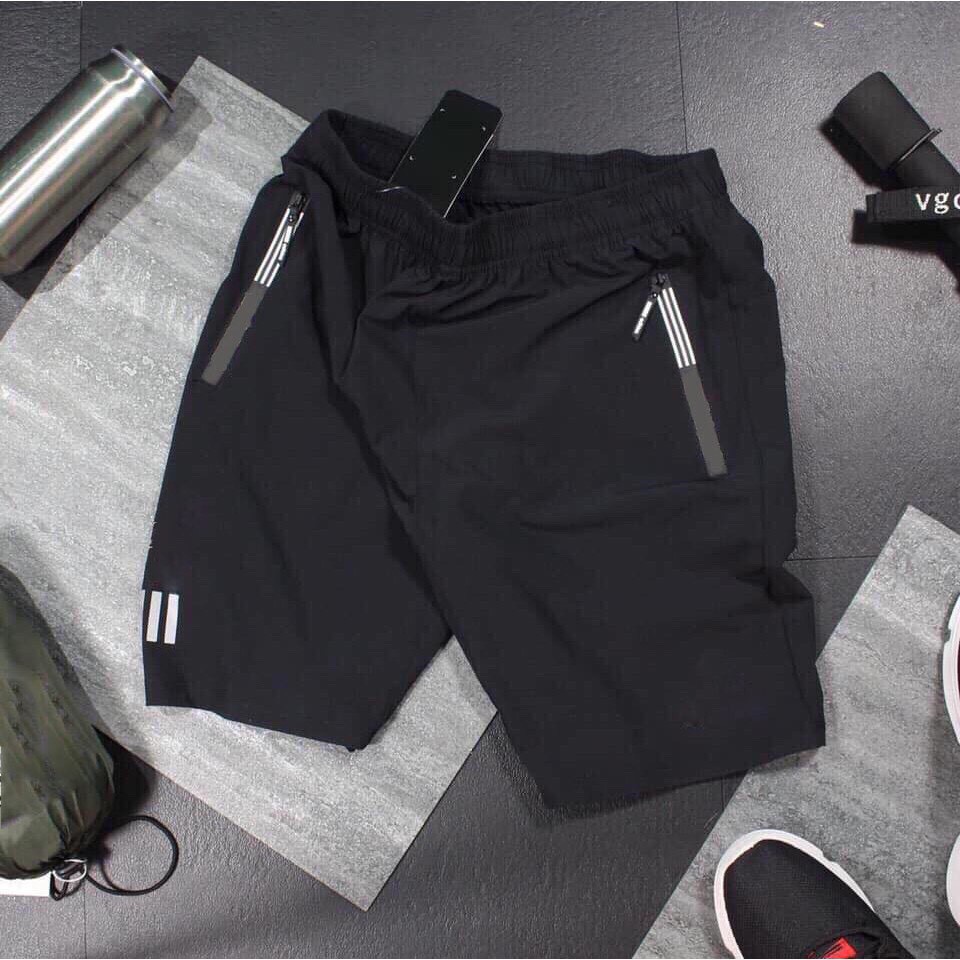 Quần đùi nam mùa hè vải gió mát co giãn nhẹ thể thao hay mặc nhà DOLMAN QD01