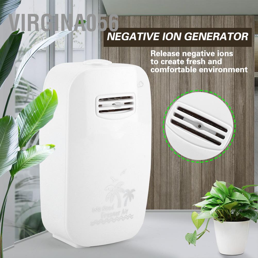 Virgina056 Portable Air Purifier Cleaner Negative Ion Generator Sterilization Disinfection Device 110~240V