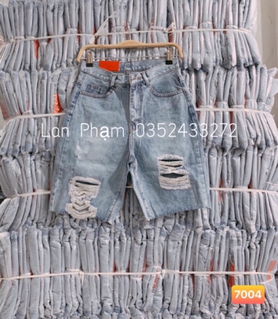 QUẦN JEAN NGỐ RÁCH XANH NHẠT🎯mã 7004 | BigBuy360 - bigbuy360.vn