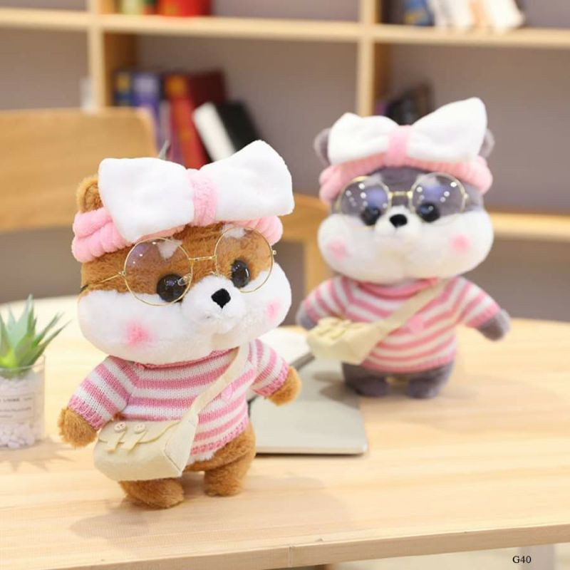 Siêu phẩm chó SHIBA inu full 4 phụ kiện cực kì dễ thương hàng nhập cao cấp