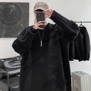 Áo sweater form rộng Unisex nam nữ Big Size Áo sweater trơn nam nữ form rộng áo tay dài unisex chất len rách học sinh