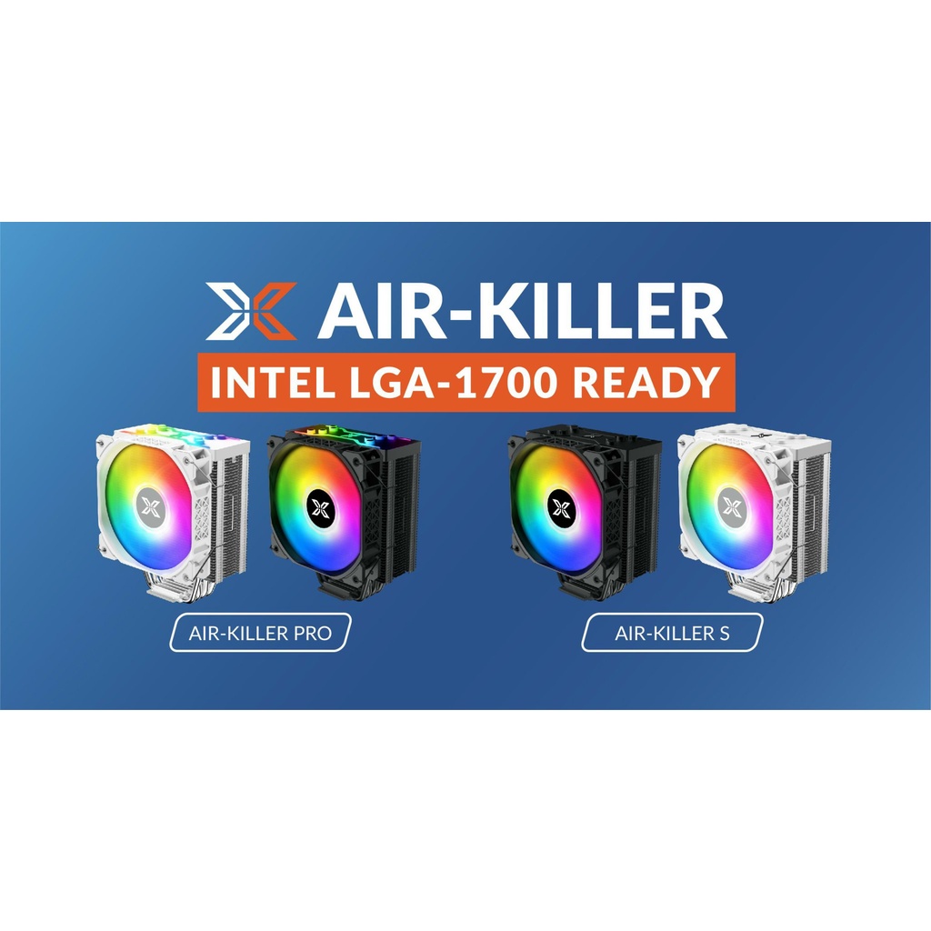 Tản nhiệt CPU XIGMATEK AIR-KILLER PRO/ Air Killer S - TDP 160W, ARGB  - New - Chính Hãng - BH 12T