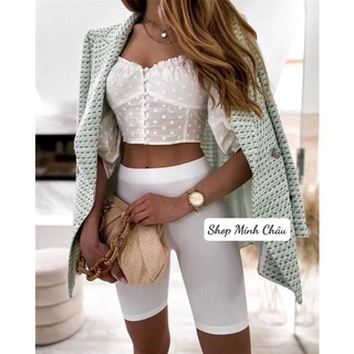 (Sẵn) Quần legging thun tăm Zarraa tuồn sịn