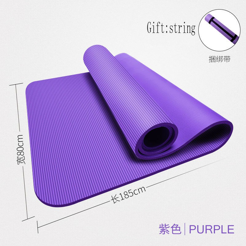 Thảm Tập Yoga Chống Trượt Dày 10mm