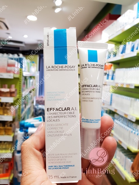 KEM GIẢM MỤN BỌC-SƯNG LA ROCHE-POSAY A.I 15ML