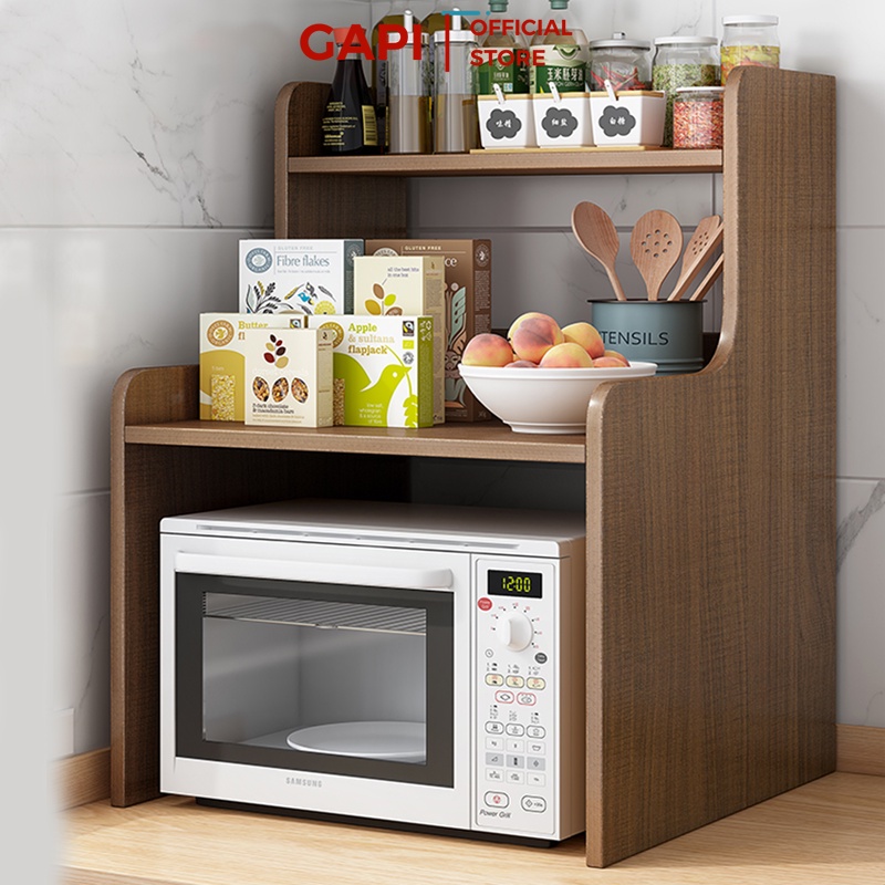 Kệ để lò vi sóng đa năng GAPI đa tầng sắp xếp gọn gàn phòng bếp - GP186