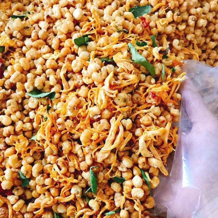 1KG BẮP RANG CAY LẮC KHÔ GÀ LÁ CHANH/ NGÔ CAY