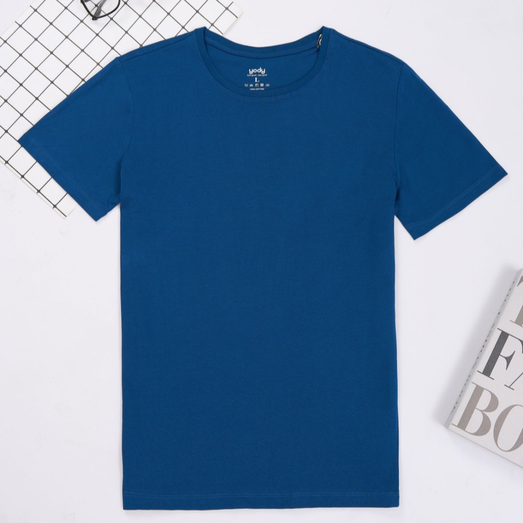 Áo thun trơn nữ YODY nhiều màu, vải cotton USA mát mẻ, có áo đôi TSN5346