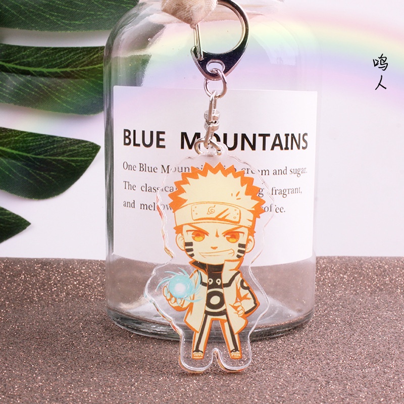Móc khóa hình nhân vật Kakashi Uzumaki Naruto bằng acrylic phiên bản giới hạn xinh xắn 6cm