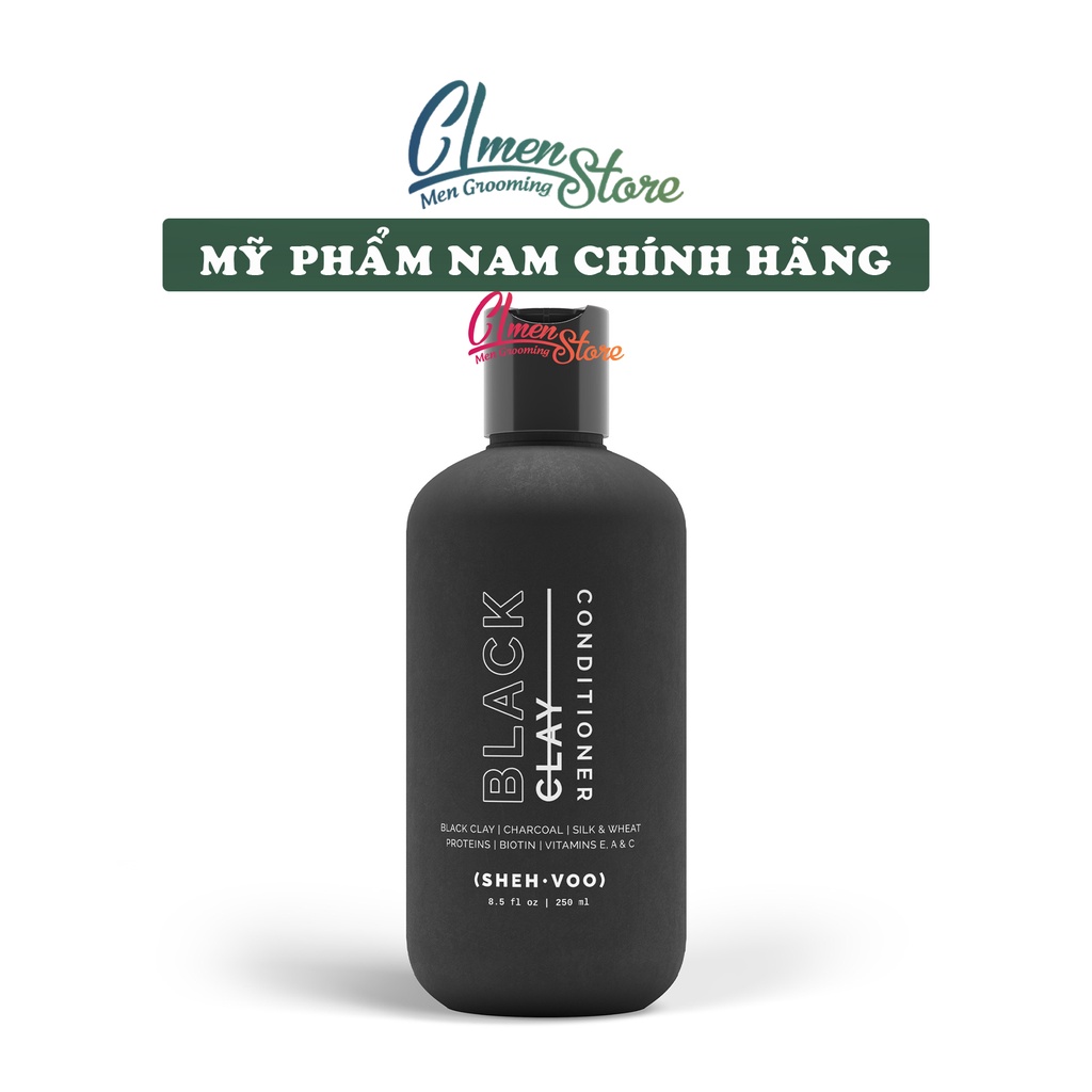 (SHEH•VOO) Dầu xả Black Clay Conditioner | 250ml | SHEHVOO | SHEH VOO