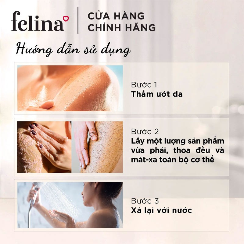 Gel Tẩy Tế Bào Chết Felina Spa 300ml (siêu thích)