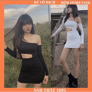 Đầm Váy Body Khoét Eo Xịn Xò ẢNH THẬT Y HÌNH