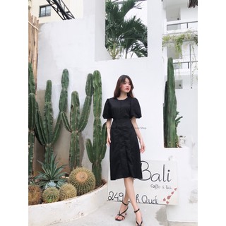 ĐẦM MIDI TAY BÍ PHỐI VIỀN
