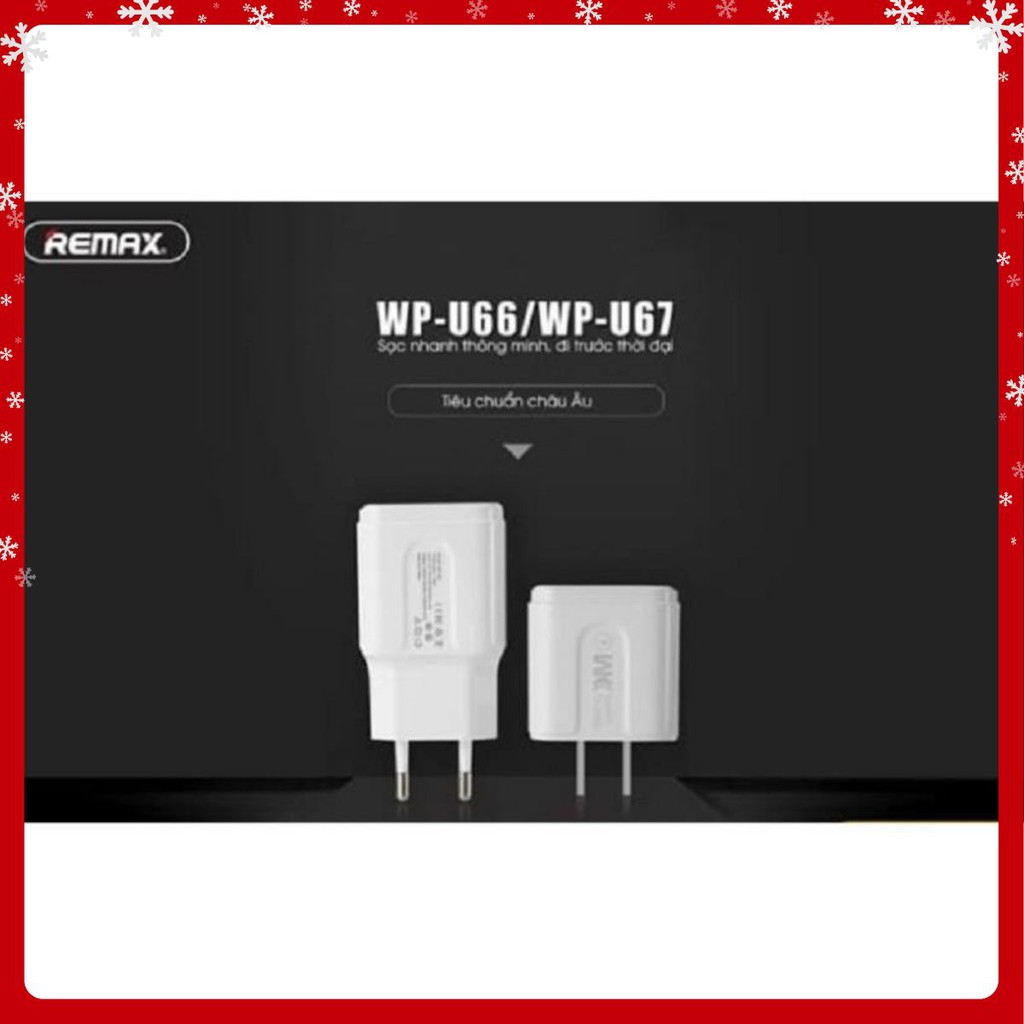 Củ sạc 2 USB Remax WP-U67