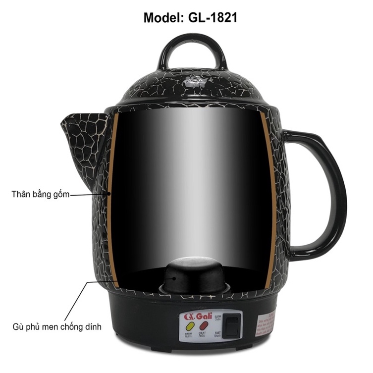 Siêu sắc điện Gali GL-1821 (màu bất kì)