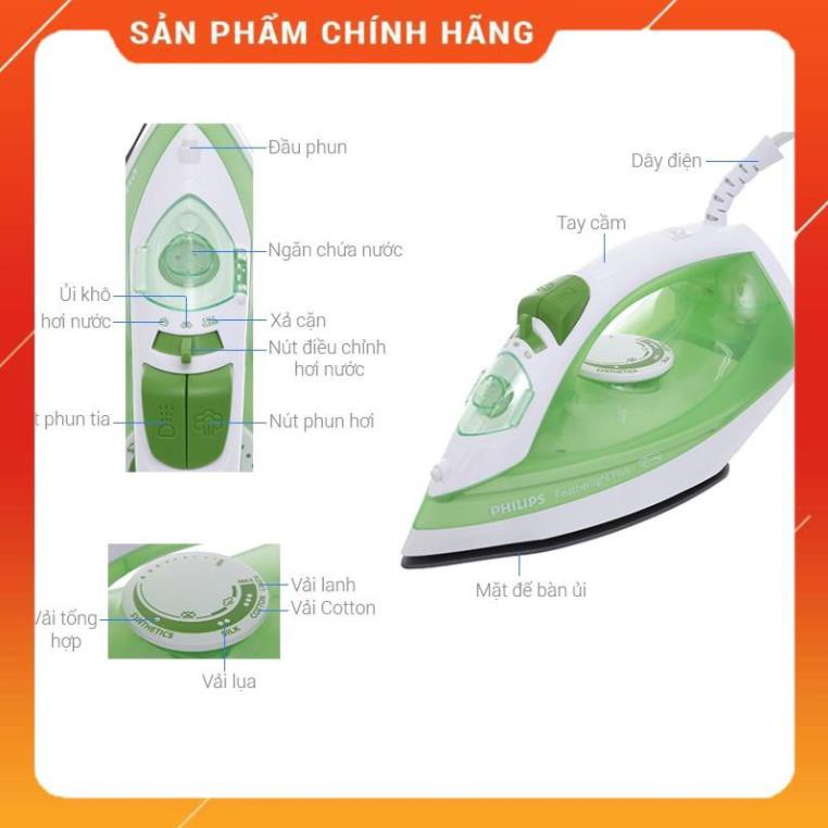 [Chính hãng] Bàn là, Bàn ủi hơi nước Philips cao cấp GC1426 1400W [ Bảo hành 12 tháng ]