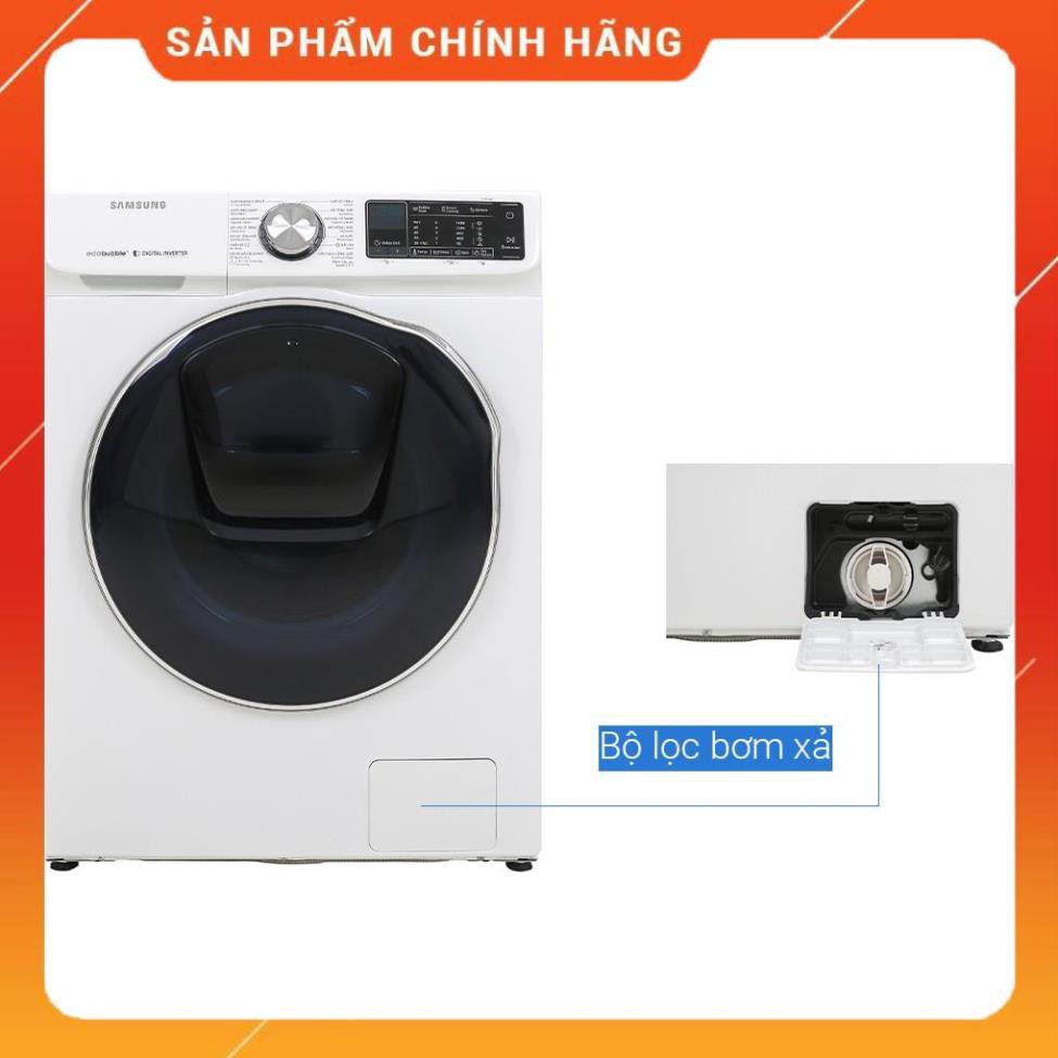 [Mã ELMS5TR giảm 5% đơn 5TR] [ FREE SHIP ] Máy giặt sấy Samsung AddWash Inverter Giặt 10.5 kg - Sấy 7 kg WD10N64FR2W/SV