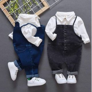 Set yếm bò sơ mi