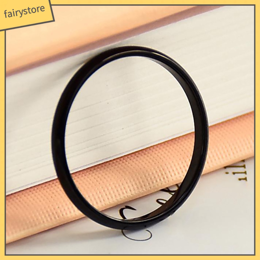 Nhẫn Thép Titan Mạ Bạc Thiết Kế Đơn Giản Thời Trang