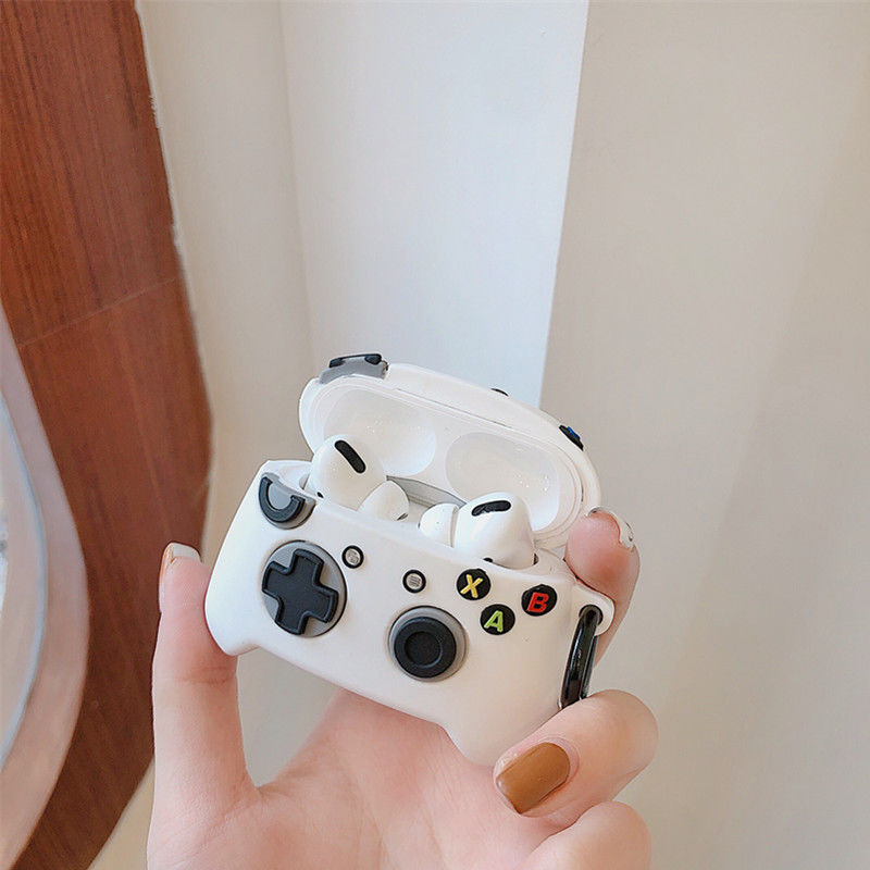 Vỏ bảo vệ hộp đựng tai nghe hình tay cầm chơi game xinh xắn thích hợp cho Airpods 1 / 2 /pro
