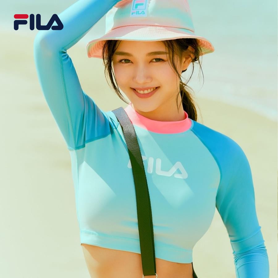 Áo bơi chống nắng nữ FILA Rashguard FS2RTC2A55F-AQA