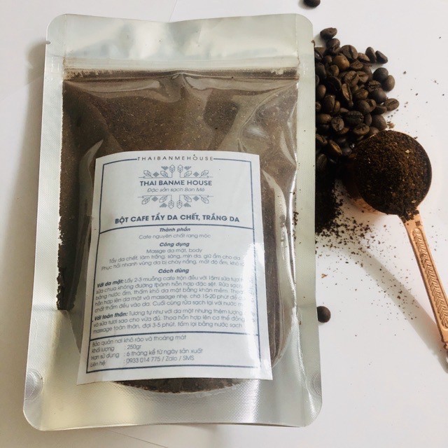 Bột Cà phê nguyên chất Tẩy da chết, Đắp mặt nạ, Massage | BigBuy360 - bigbuy360.vn