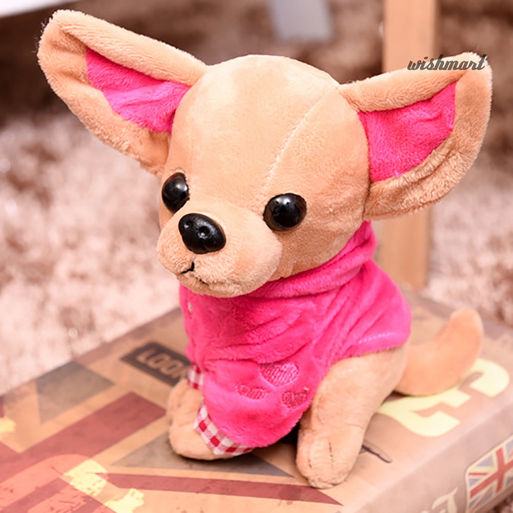 đồ chơi nhồi bông Hình Chú Chó Chihuahua Mini 17cm Dễ Thương