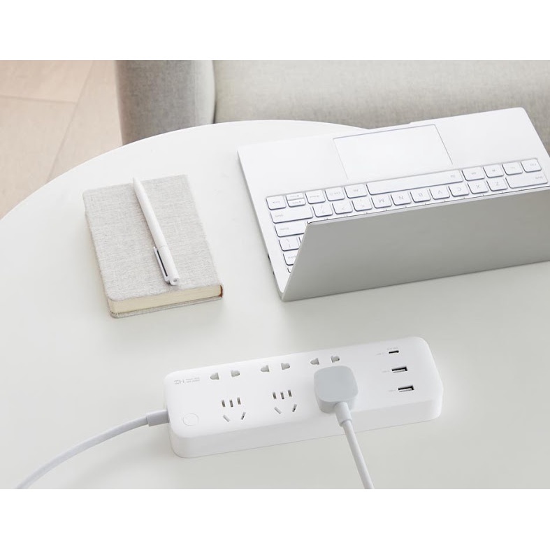 Hoả tốc | Ổ cắm điện XIAOMI ZMI CXP01 65W tích hợp 3 cổng USB | CX05 | MIHOMESAIGON