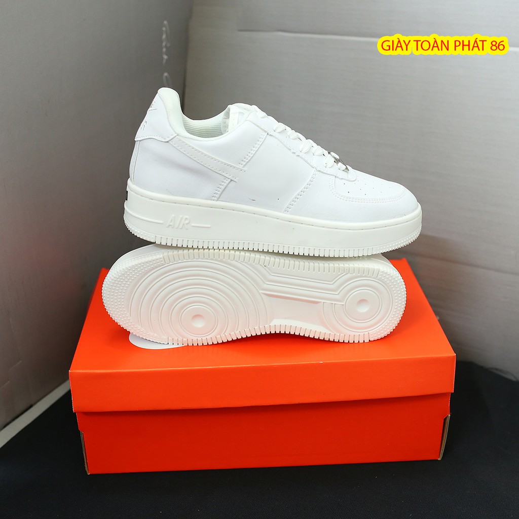 Giày Nam Nữ Thể Thao AF1 Màu Trắng, Giày Sneaker Classic full box bill