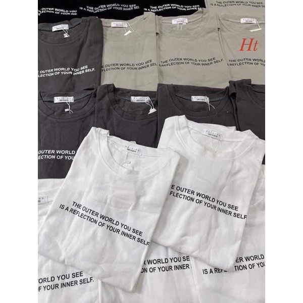 Áo phông 2 dòng chữ H2A488