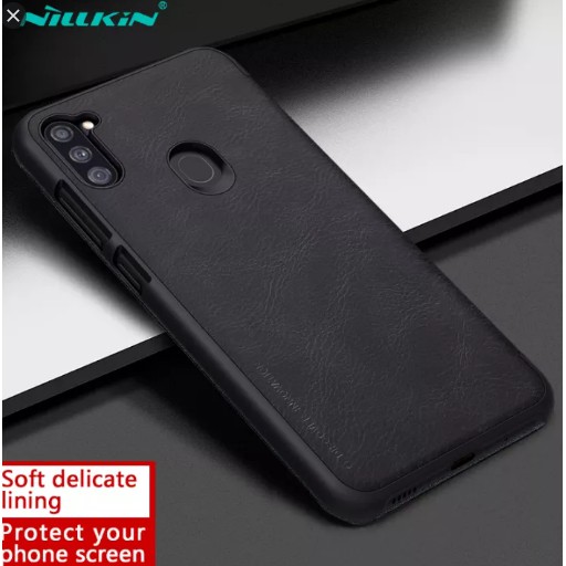 Bao da Nillkin QIN cho Samsung A11/ M11 Da thật chính hãng