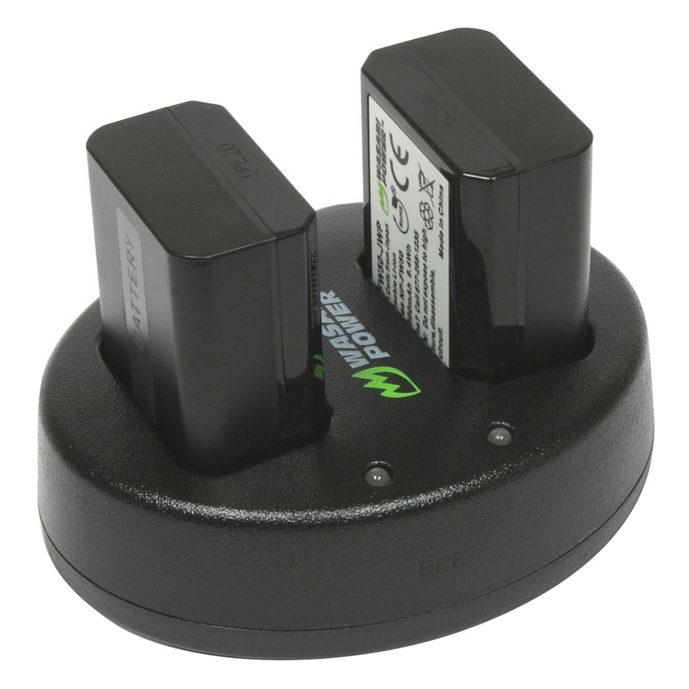 Combo 2 Pin 1 Sạc Wasabi NP-FW50 Sony A6000 / A6100 / A6300 / A6400 / A6500 / A7 / A7M2 / A7R / A7RM2 / A7S / A7S2 NEX 3