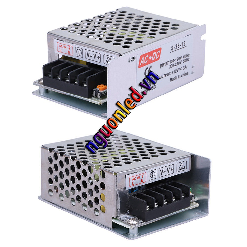 NGUỒN TỔ ONG 12V 1.25A/2A/3A-15W/24W/36W , KHÔNG QUẠT,LOẠI TỐT,GIÁ RẺ.MUA TẠI SHOPNGUONLED.