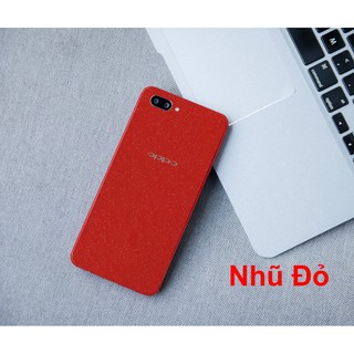 Skin dán nhũ đỏ Oppo A3s