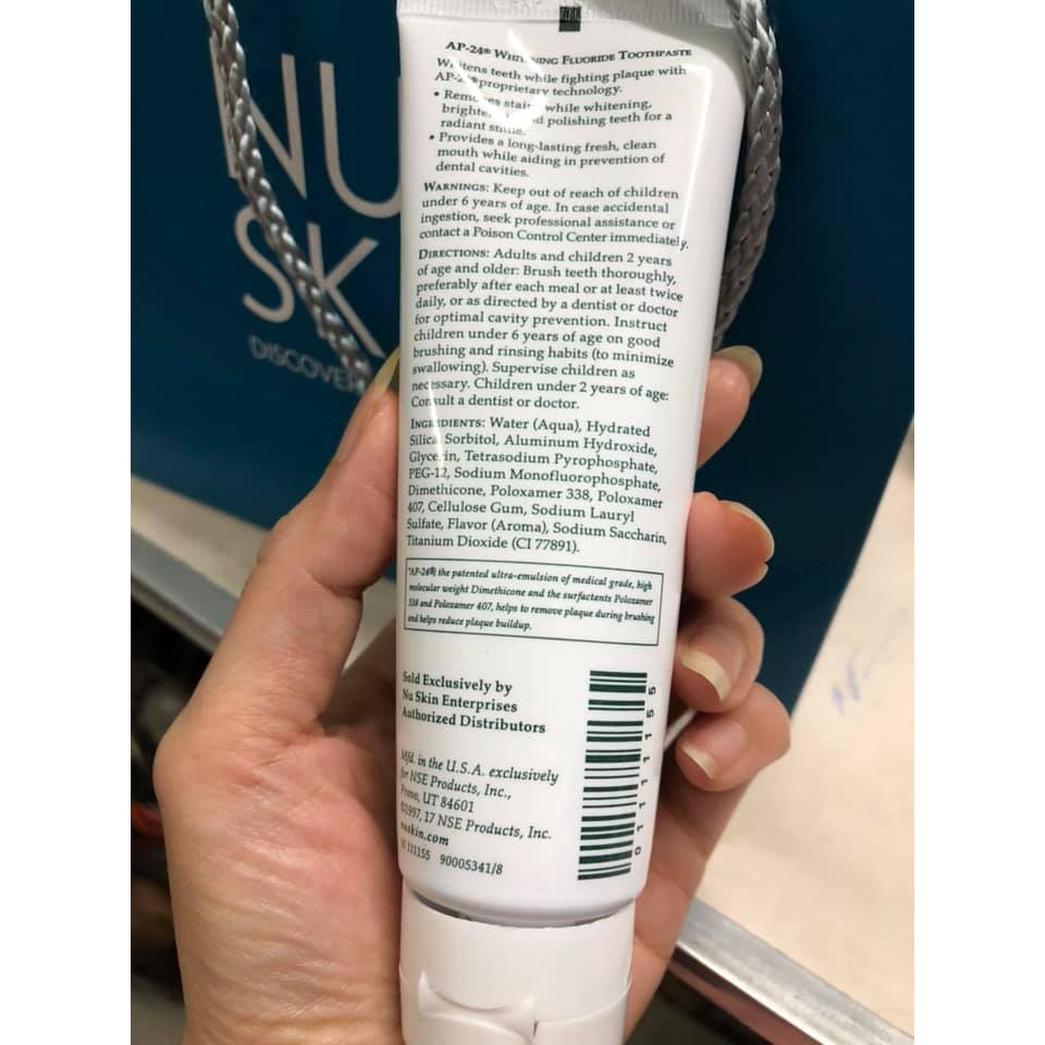 [Bán buôn/ Bán lẻ]  AP24 Anti-Plaque Fluoride Toothpaste - Kem Đánh Răng Chống Mảng Bám(Tem Tiếng Anh)