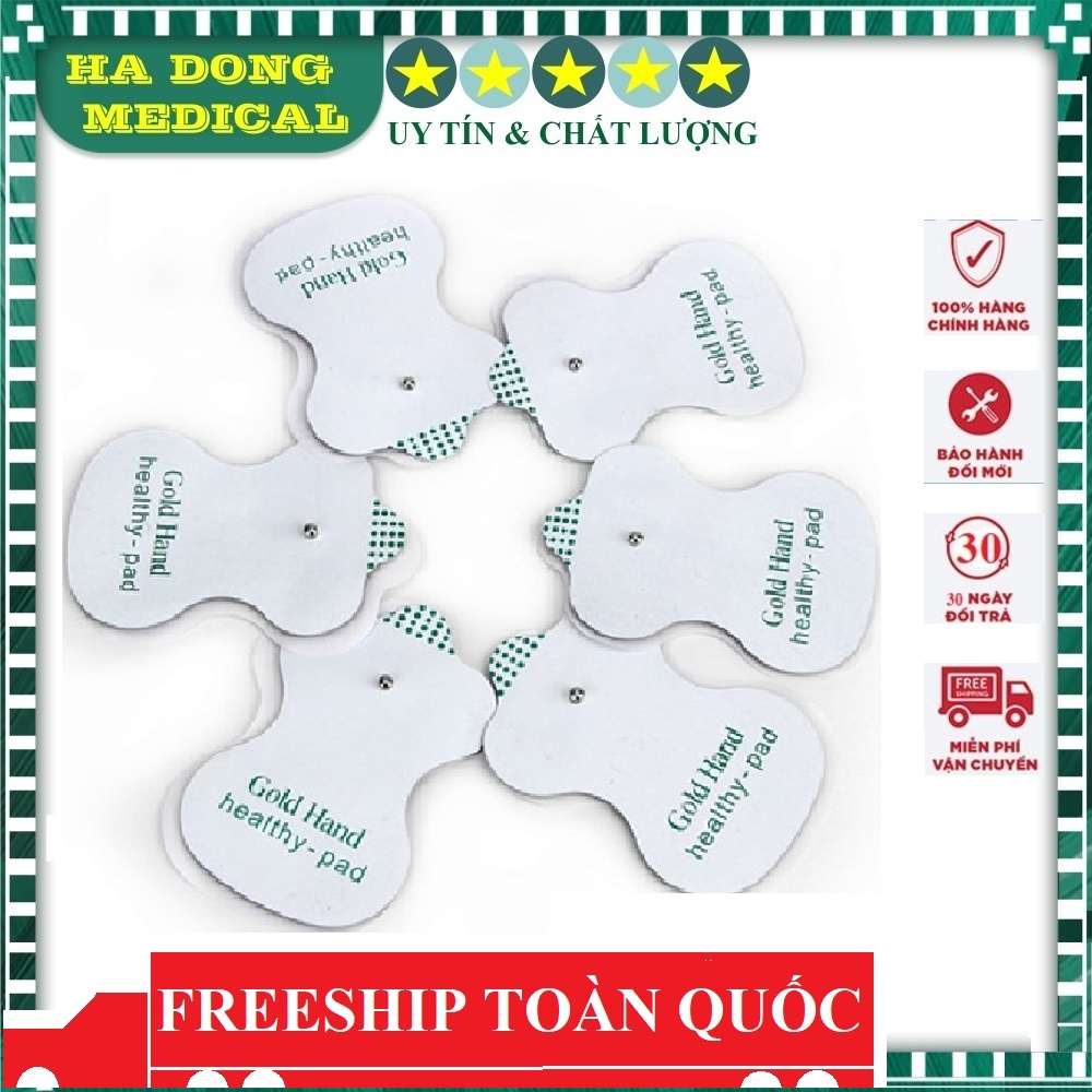 Miếng Dán Xung Điện Chân Kim Nút Bấm Cao Cấp Dùng Cho Máy Xung Điện YTK309B