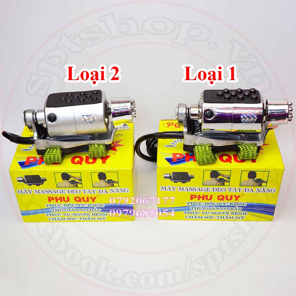 Máy massage Phú Quý LOẠI 1, Máy massage đeo tay tiệm tóc rung mạnh