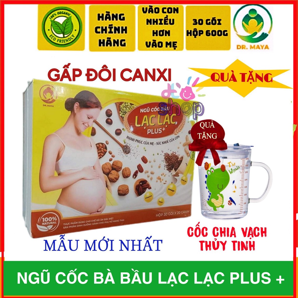 Ngũ cốc bầu Lạc Lạc 600g (30 gói) (Cam kết chính hãng) - Ngũ cốc lạc lạc cho mẹ bầu giàu dinh dưỡng