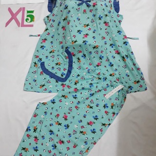 Đồ bộ bầu lanh lụa 2 da chất mát đẹp size to 70-85kg