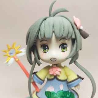 Mô hình Sakura Thủ lĩnh thẻ bài Đồ Đáng Yêu bằng đất sét nhẹ