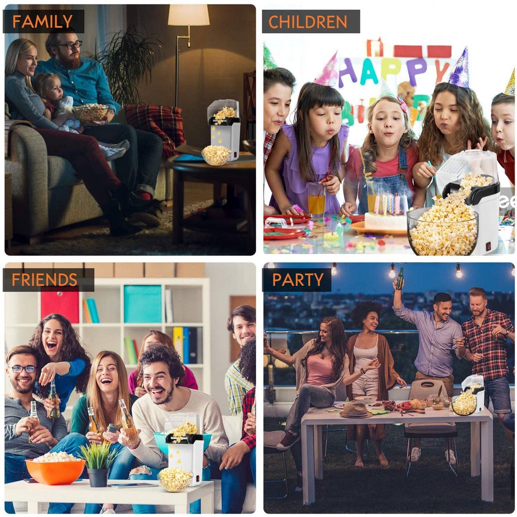 Máy Làm Bắp Rang Bơ 1200w