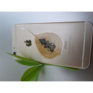 Lá Bồ Đề dát vàng tuổi Tỵ ( ốp điện thoại)