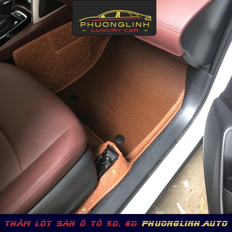 Thảm lót sàn ô tô 6D cao cấp MITSUBISHI XPANDER  phủ kín 100% sàn xe, thiết kế sang trọng, không mùi, chống ồn