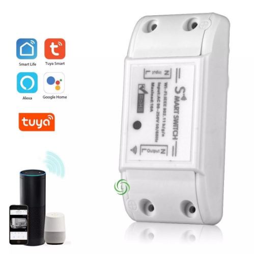 Bộ công tắc wifi công suất lớn 25A  gồm 1 công tắc TuyA và 1 khởi động từ CHINT 25A, công tăc đieu khiển từ xa