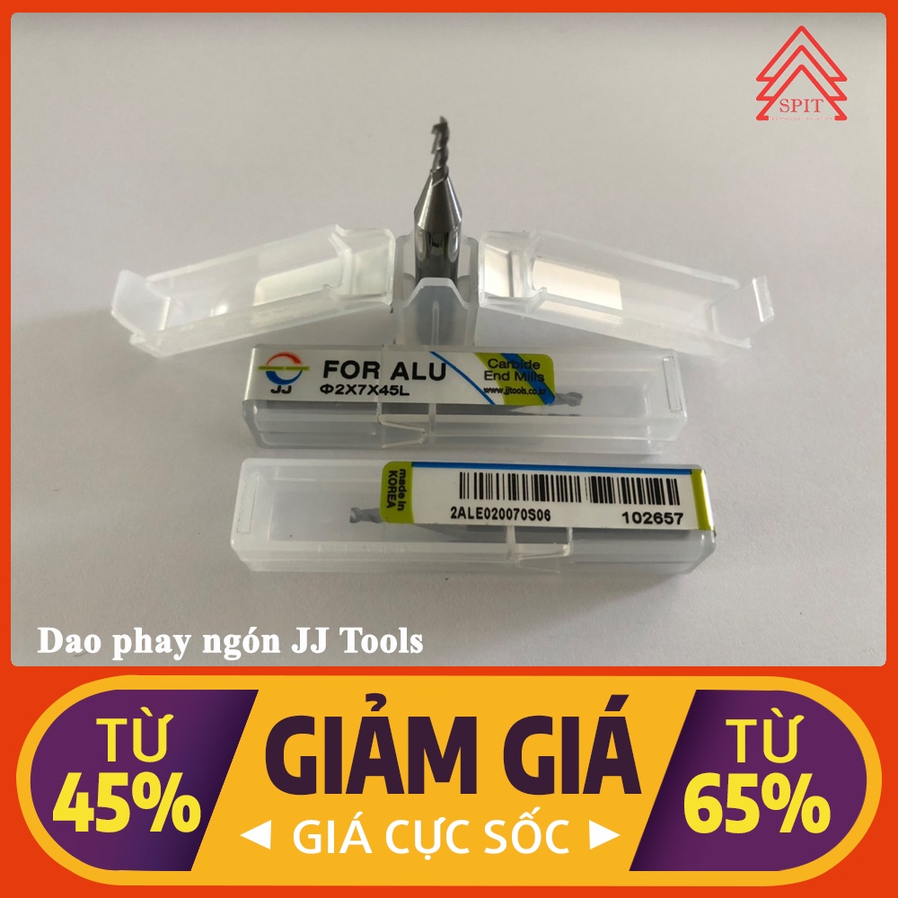 Dao Phay Ngón 2ALE020070S06( 2x7x45L)/ Siêu Sale Xả Kho - Đại Hạ Giá / Dụng Cụ Cơ Khí SPIT