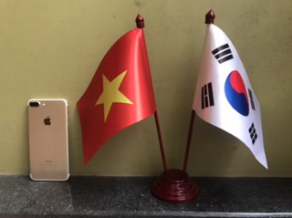 Cờ để bàn Việt nam hàn quốc